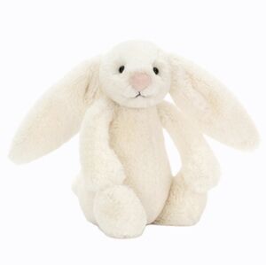 Jellycat Bashful Cream Bunny 7.1x3.5x3.1" Soft & Plush BNWT Authentic
